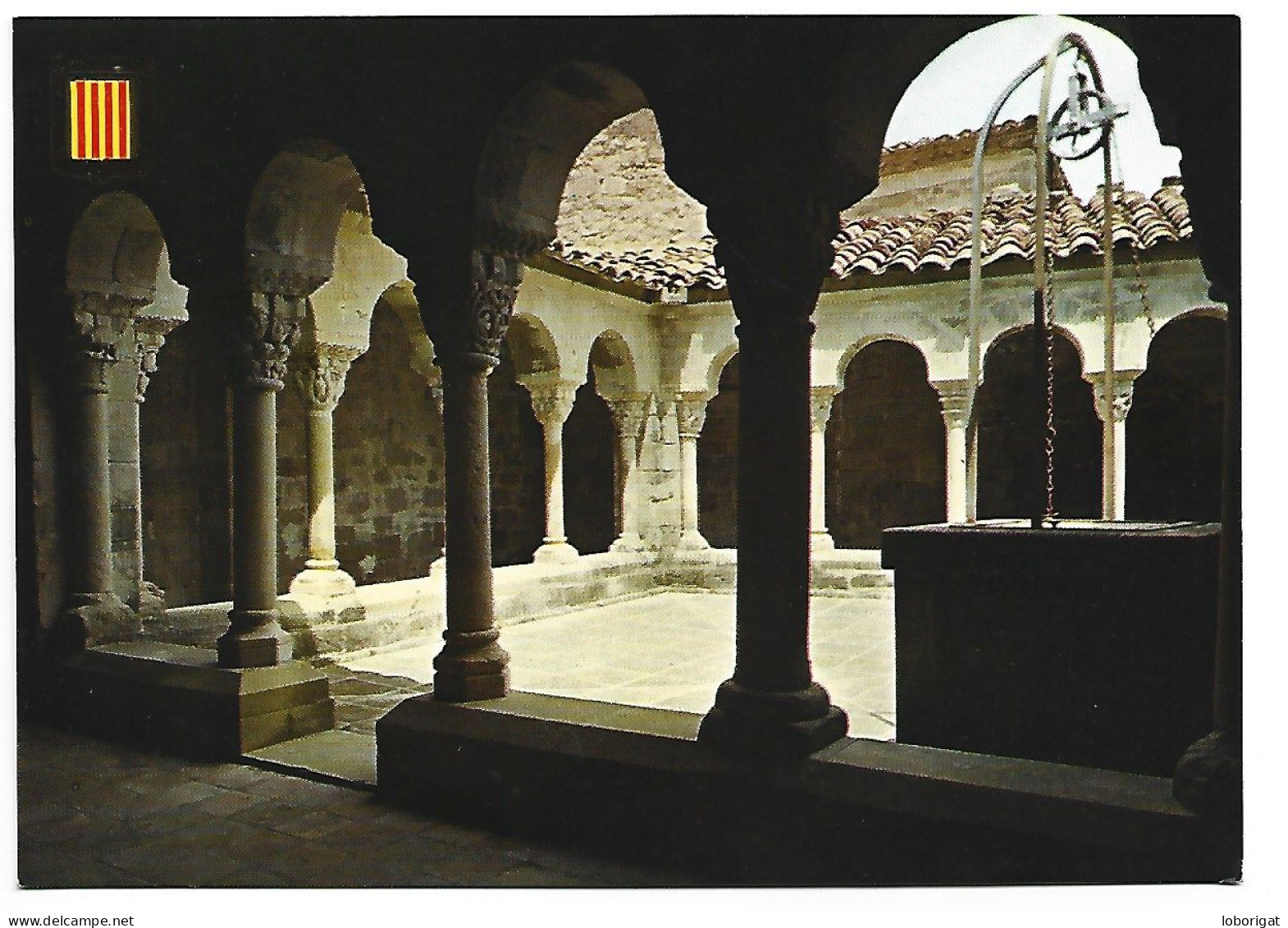CLAUSTRE ROMANIC DEL SEGLE XI / ROMANESQUE CLOISTER OF THE XI CENTURY.- LLUSSÁ - BARCELONA.- ( CATALUNYA ) - Iglesias Y Catedrales