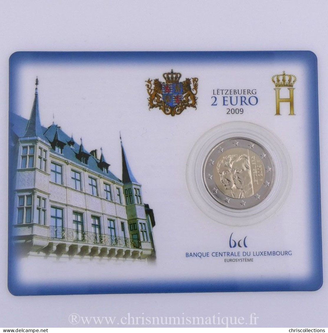  Euro, Luxembourg, 2 Euro 2009 BU  - Luxemburg