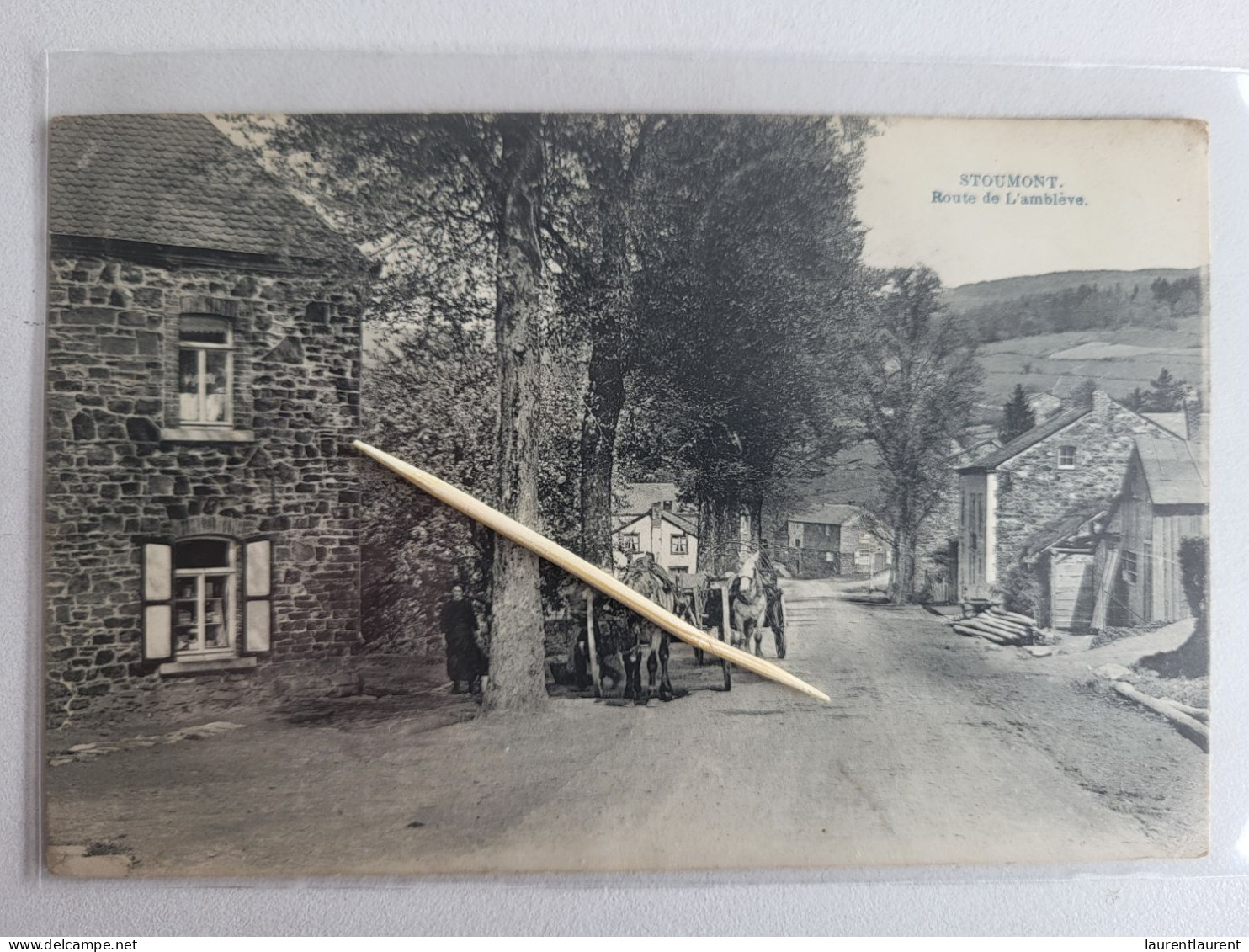 STOUMONT - Route De L'Amblève 1920 - Stoumont