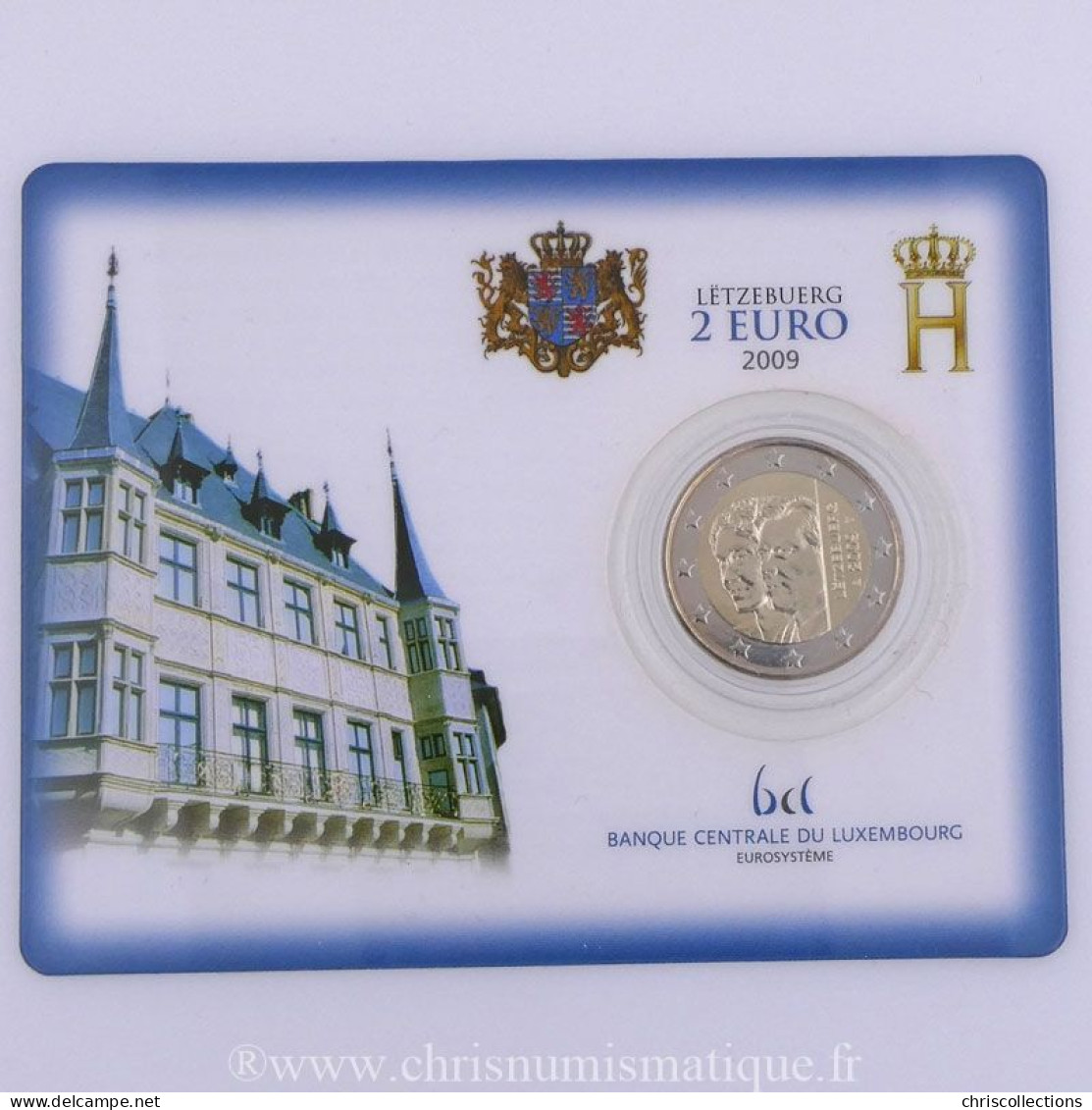  Euro , Luxembourg, 2 Euro 2009 BU  - Luxemburgo