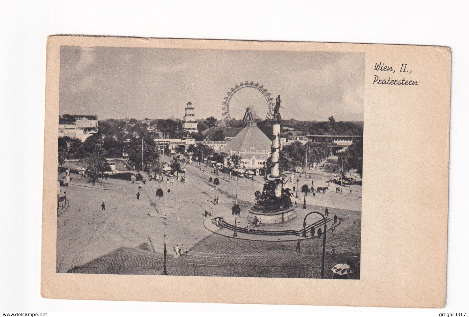 E5875) WIEN - PRATER - Praterstern - Riesenrad - Etc. ZENSUR 13.8.1948 - Prater