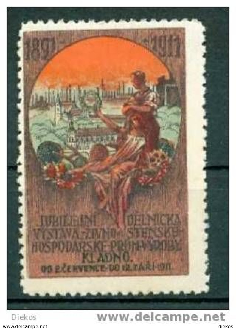 Werbemarke Cinderella Poster Stamp Delnika Vistava Kladno 1911 #311 - Erinnofilia