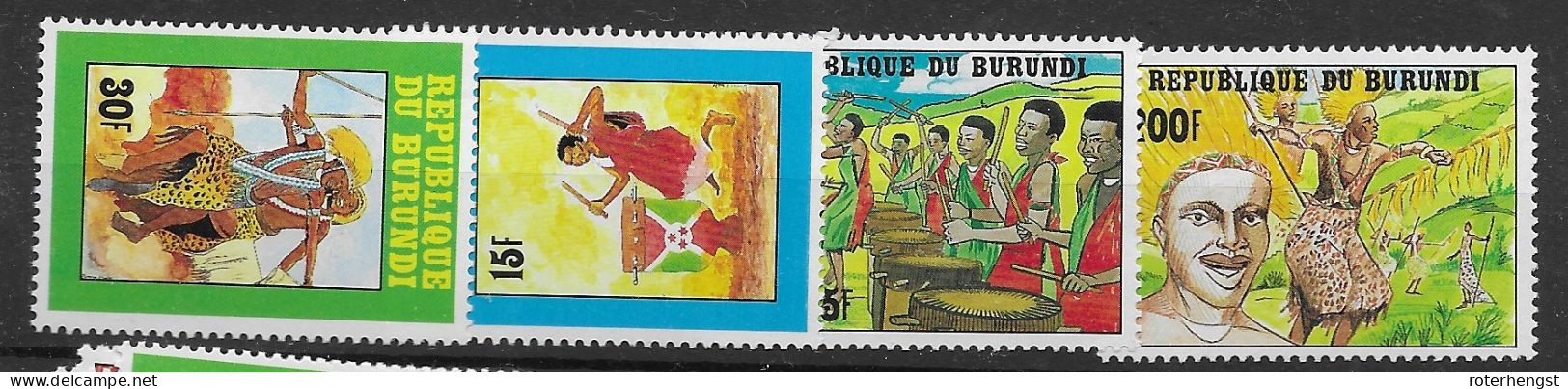 Burundi Set Mnh ** 1992 12 Euros - Ongebruikt