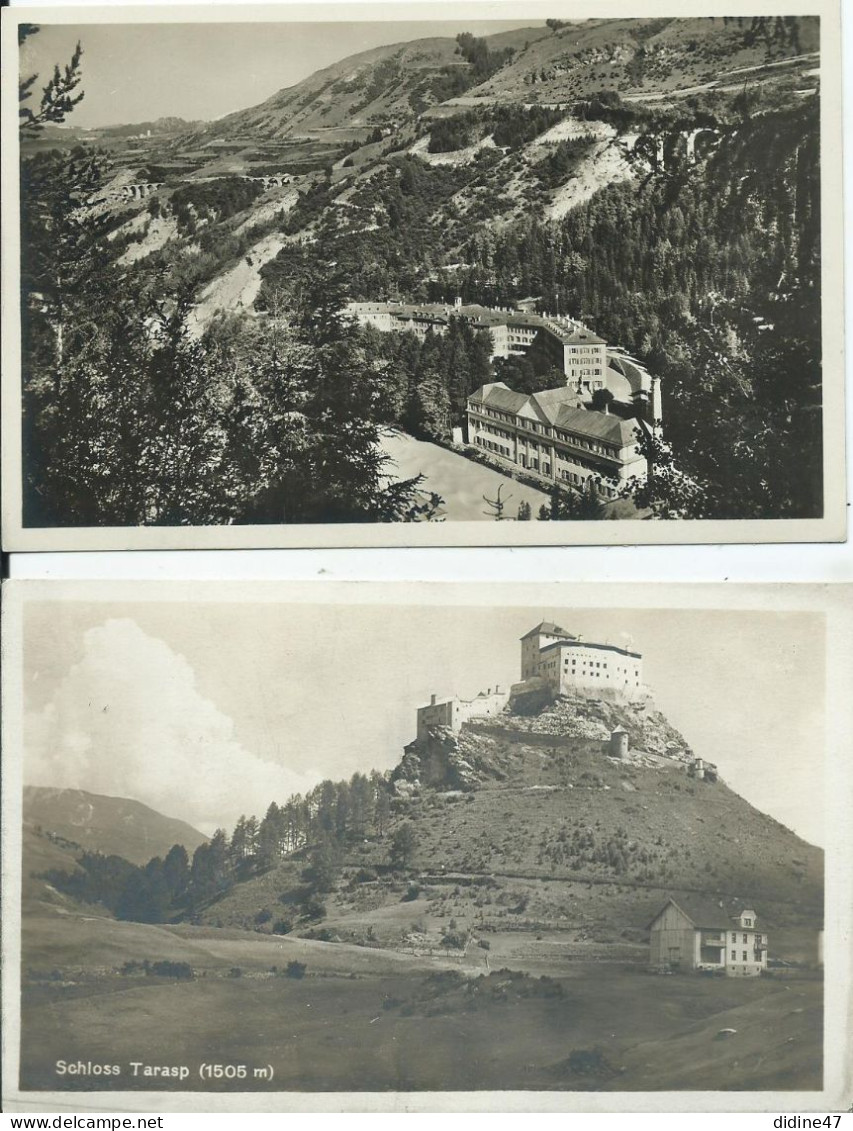 SUISSE - TARASP - Lot De 2 C.P.A. - Tarasp