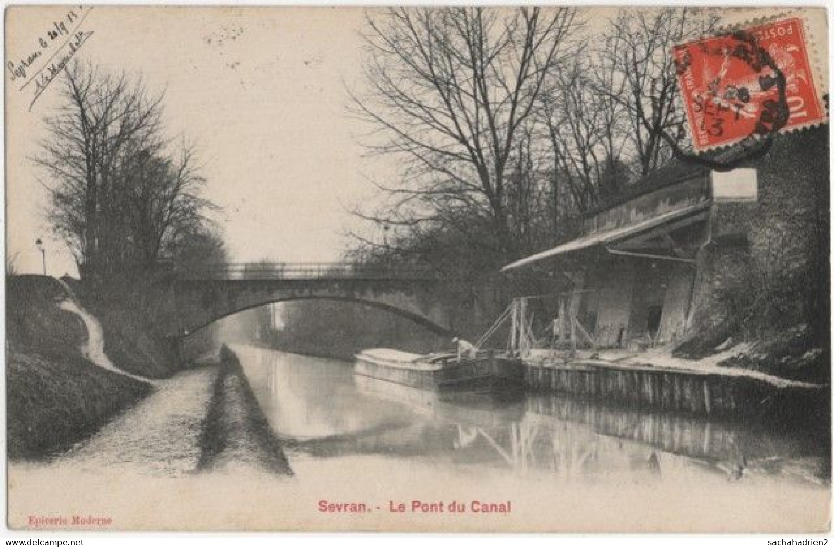 93. SEVRAN. Le Pont Du Canal - Sevran