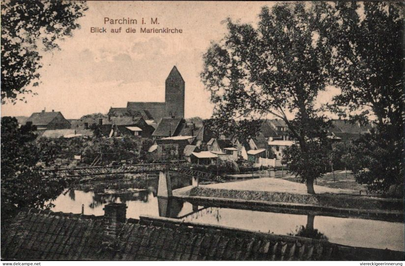 ! Alte Ansichtskarte Aus Parchim In Mecklenburg, 1915, Feldpost Landsturm - Parchim