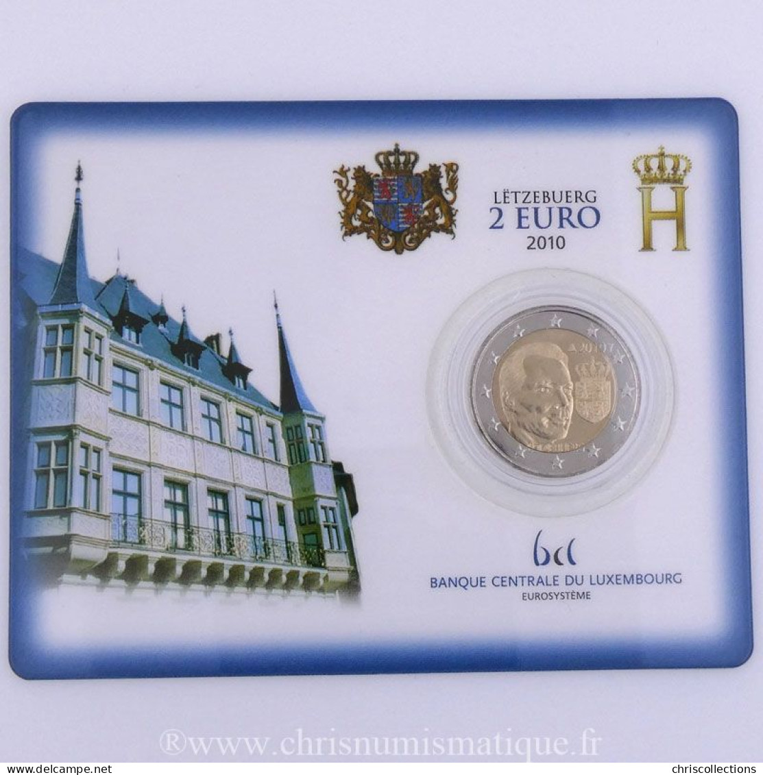  Euro, Luxembourg, 2 Euro 2010 BU  - Luxemburg