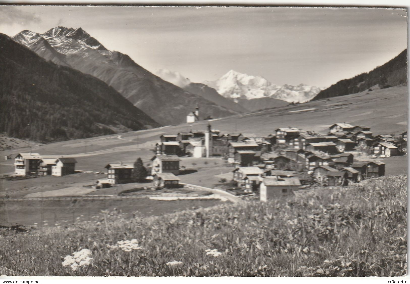 # SUISSE - GLURINGEN - RECKINGEN / PANORAMAS - CHALET ENGELMATT - HOTEL ROSAT Vers 1960 (lot De 4 CP) - Reckingen