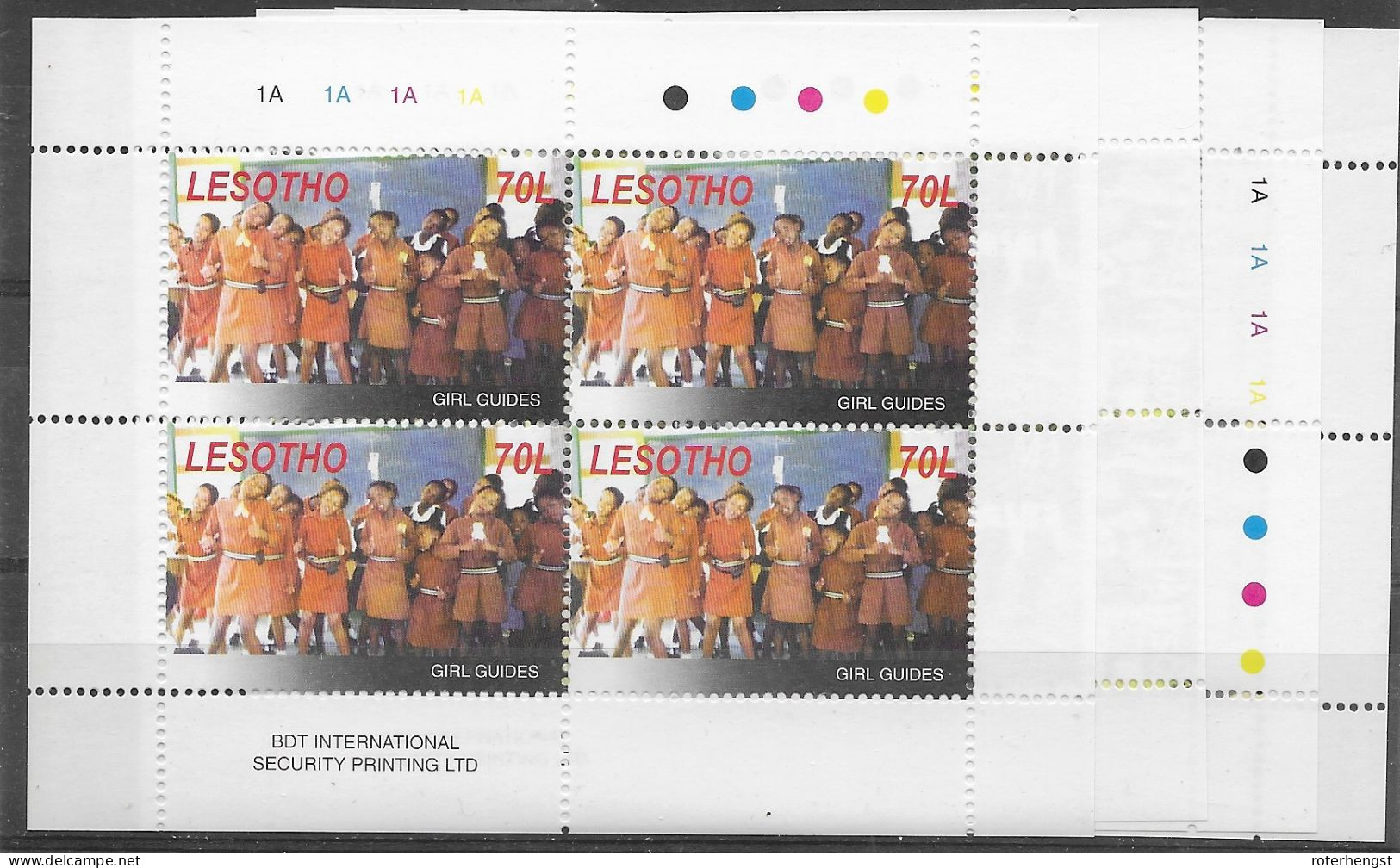 Lesotho Mnh ** Set In Sheets Scouts 2005 - Lesotho (1966-...)