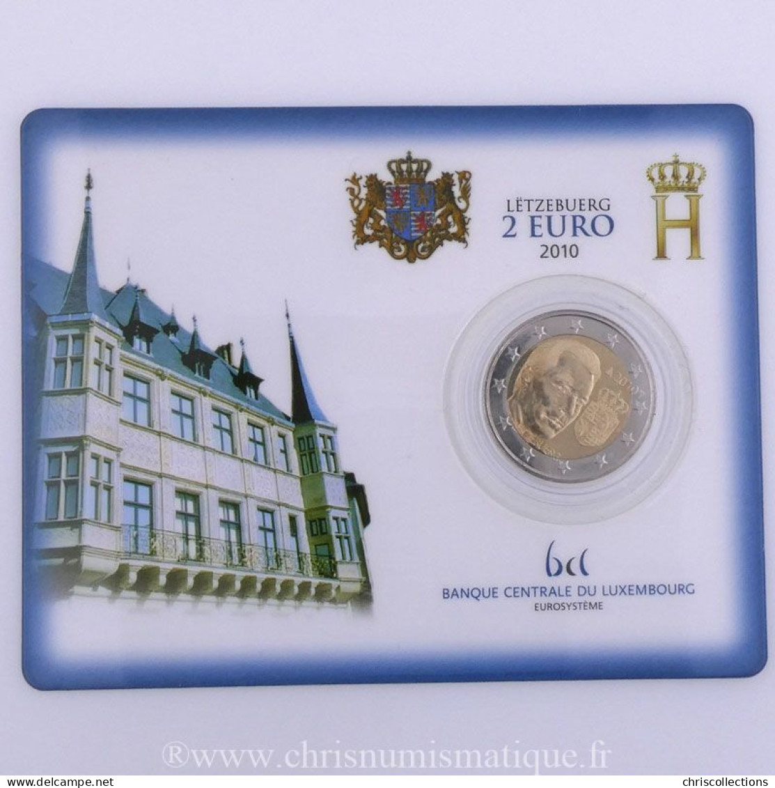  Euro , Luxembourg, 2 Euro 2010 BU  - Luxemburgo