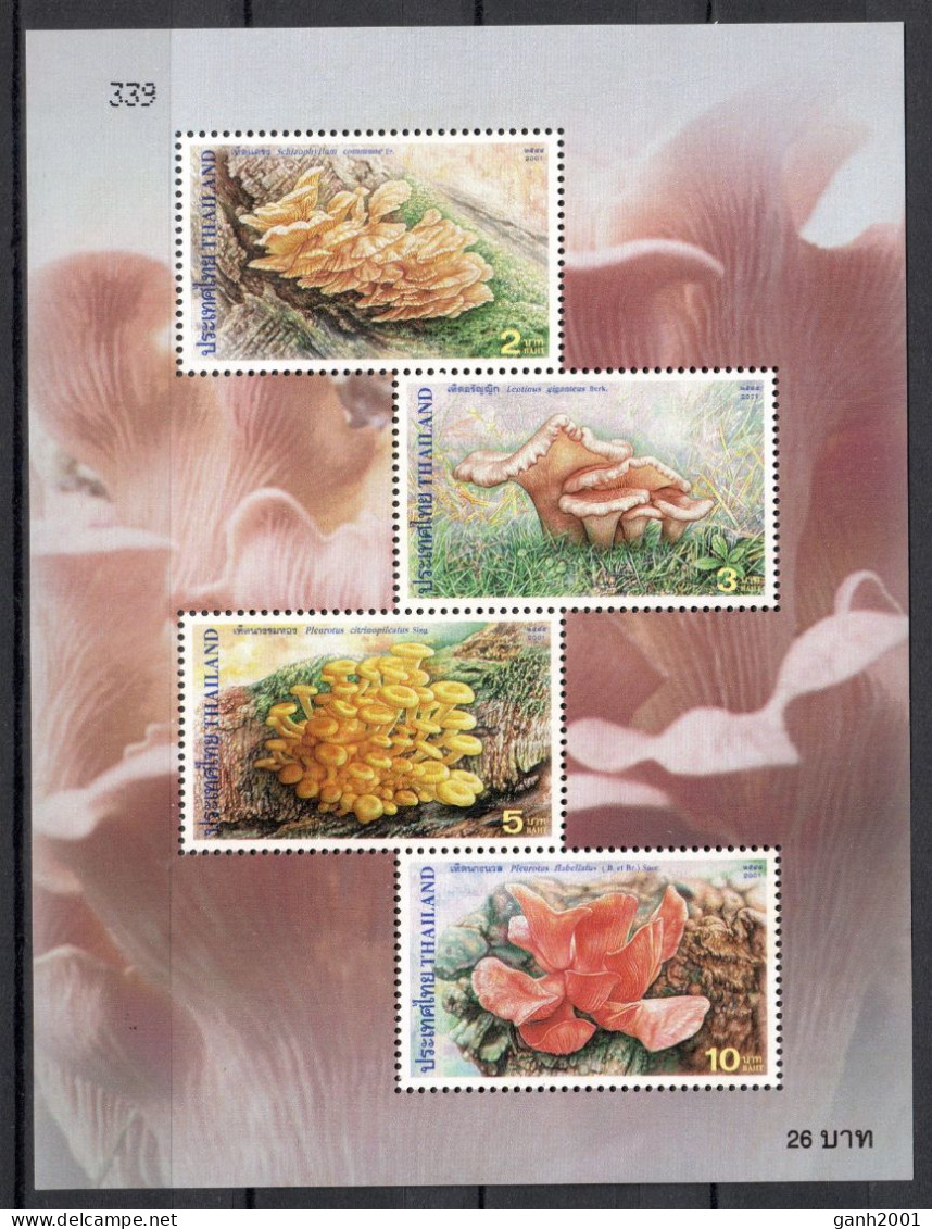 Thailand 2001 Tailandia / Mushrooms MNH Fungi Champignons Setas Pilze / Cu21374  40-16 - Hongos