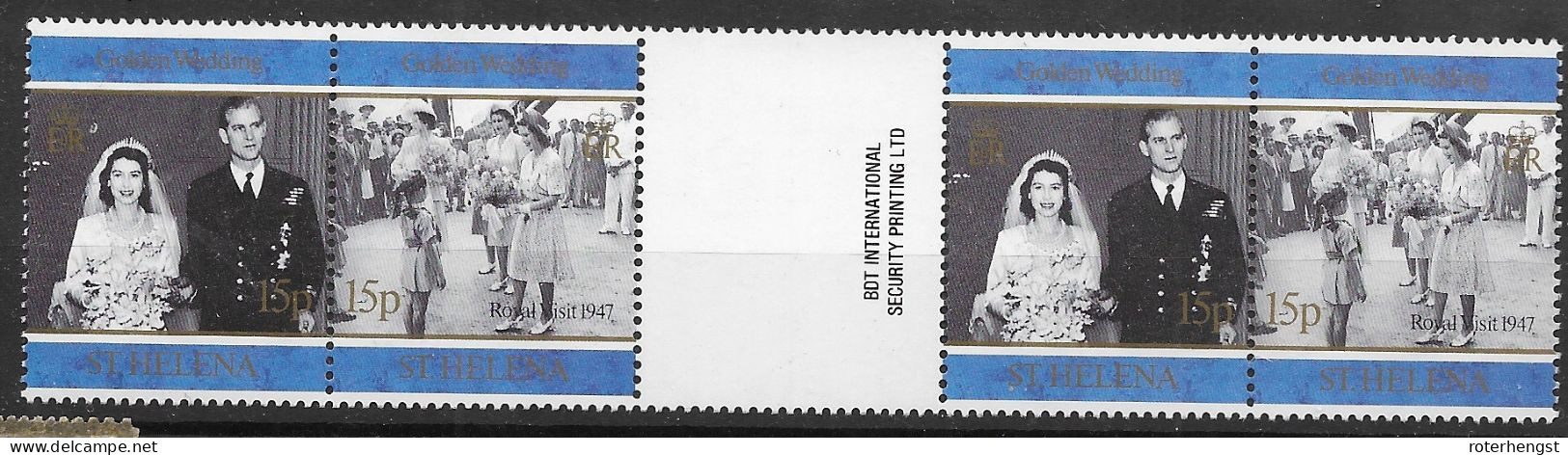 Saint Helena Royals Gutter Mnh ** 1987 - Saint Helena Island