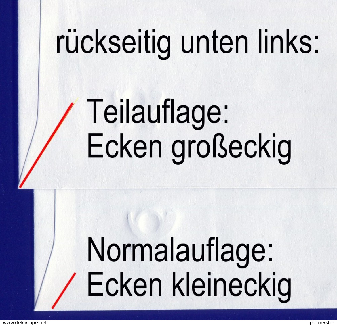 USo 33/01 Euro 2002, 35x36 Mm, Ecken Groß Eckig, Seltene Teilauflage, ** - Briefomslagen - Ongebruikt