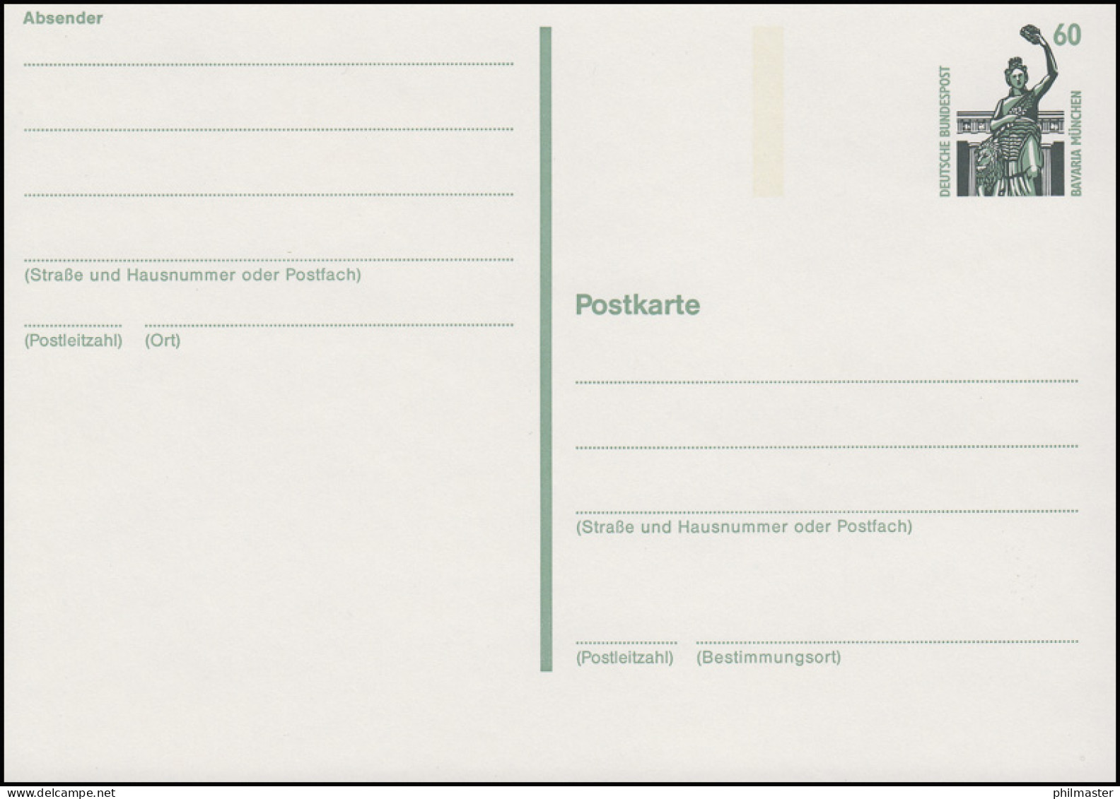 P 149 SWK 60 Pf Ohne Klammern Und Ohne Telefonsymbol, ** - Postales - Nuevos