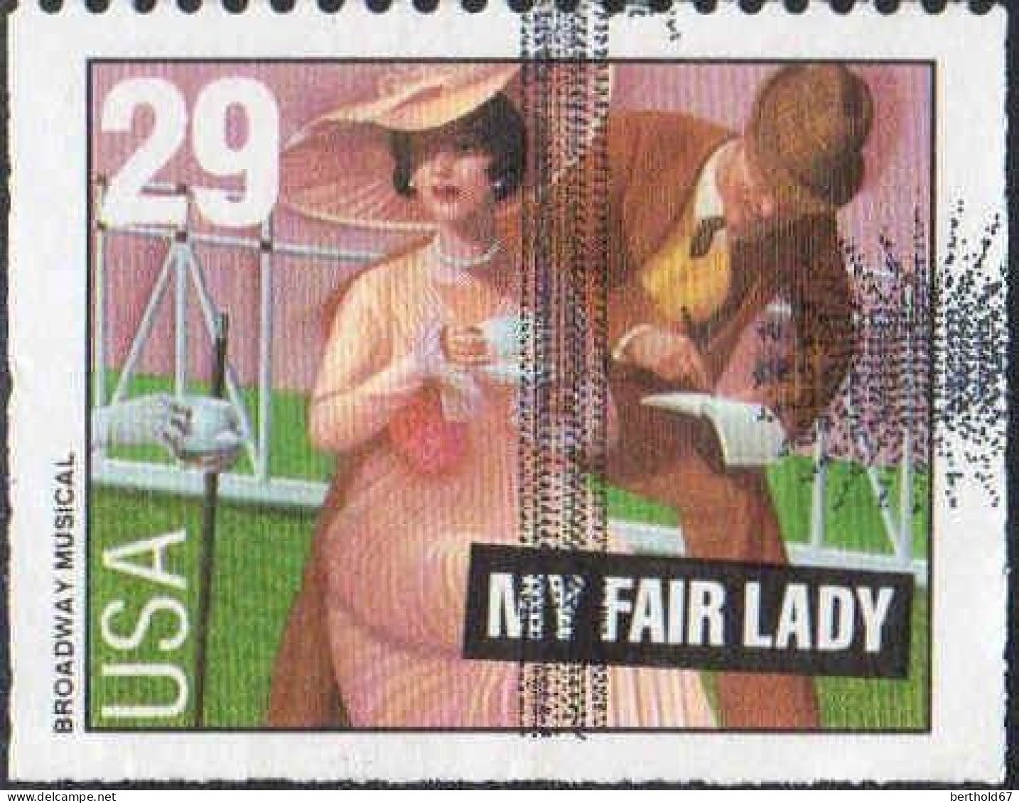 USA Poste Obl Yv:2144 Mi:2389 Broadway Musical My Fair Lady (Belle Obl.mécanique) - Oblitérés