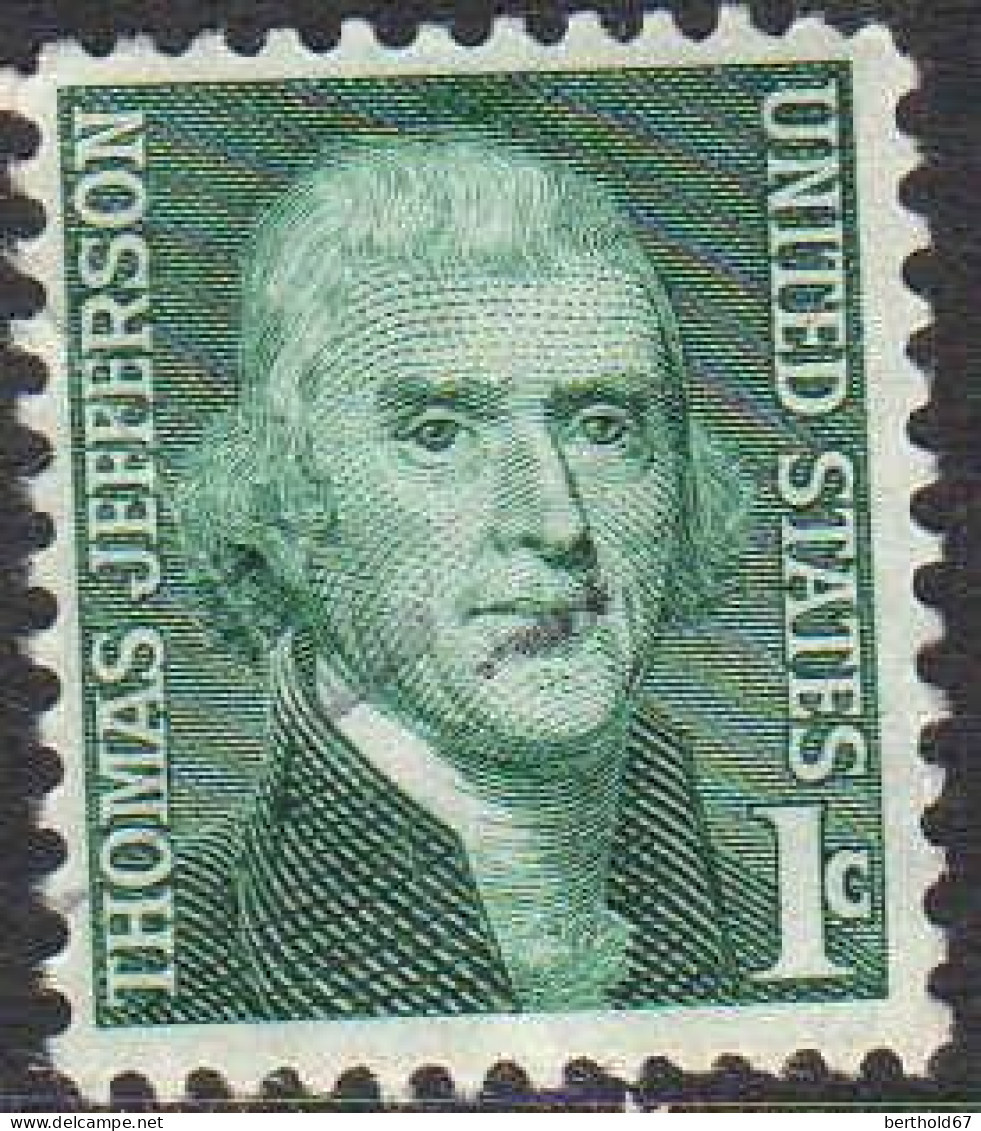 USA Poste Obl Yv: 816 Mi:940yA Thomas Jefferson 3rd President Of The USA (Obli. Ordinaire) - Oblitérés