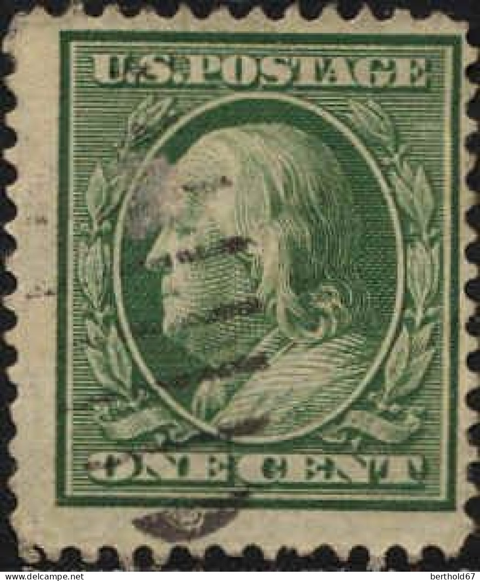 USA Poste Obl Yv: 167 Mi:162Ax Benjamin Franklin (Belle Obl.mécanique) - Oblitérés