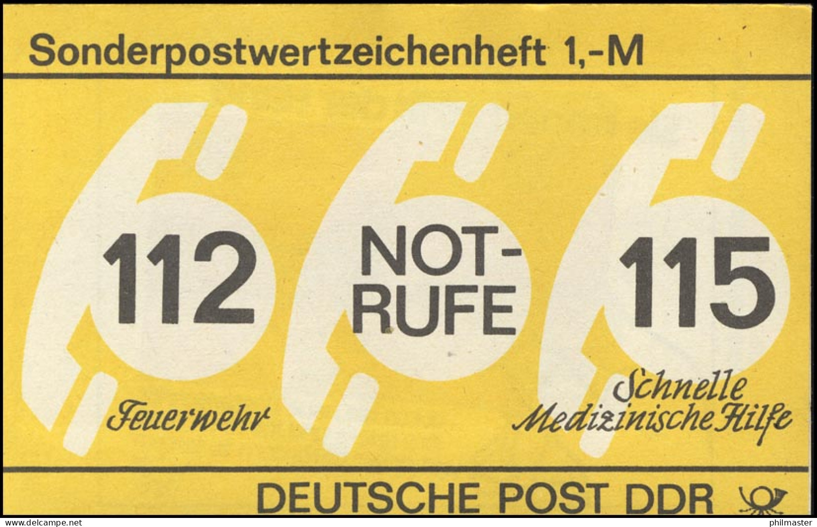 SMHD 26 Notrufe 1987 - Postfrisch - Postzegelboekjes