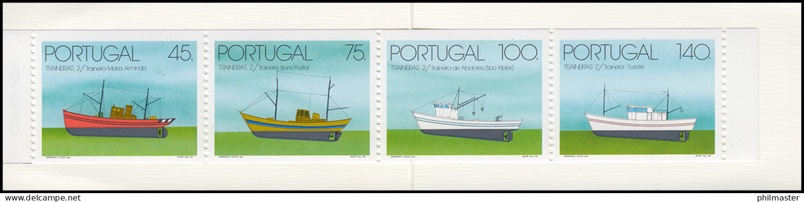 Portugal-Markenheftchen 11 Küstenfischerei Schleppnetzschiffe 1994, Postfrisch - Booklets