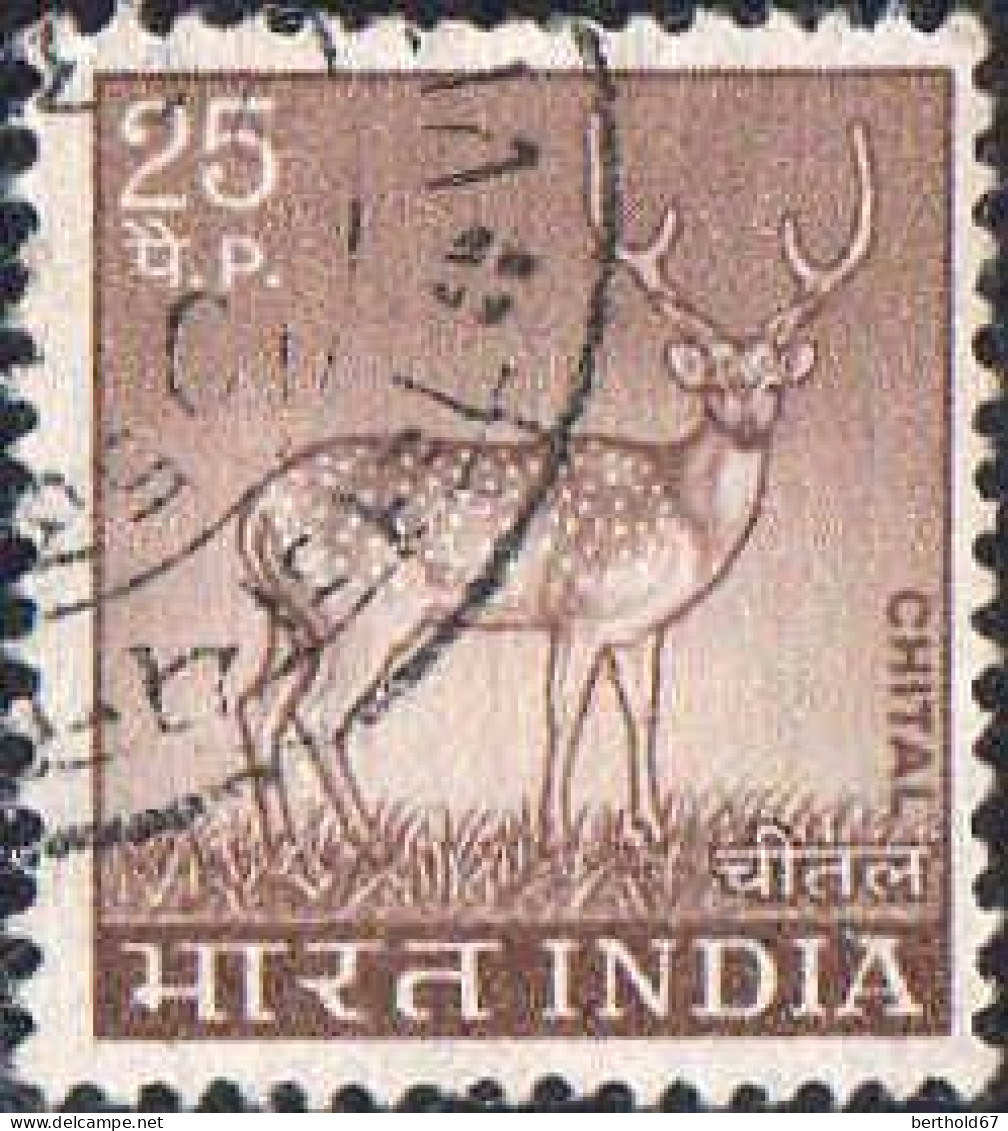 Inde Poste Obl Yv: 402 Mi:599 Chital (TB Cachet Rond) - Used Stamps