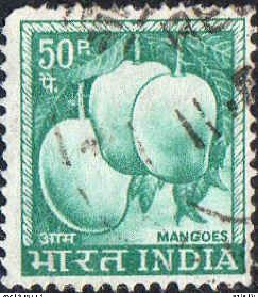 Inde Poste Obl Yv: 228 Mi:395 Mangoes (cachet Rond) (Thème) - Usados