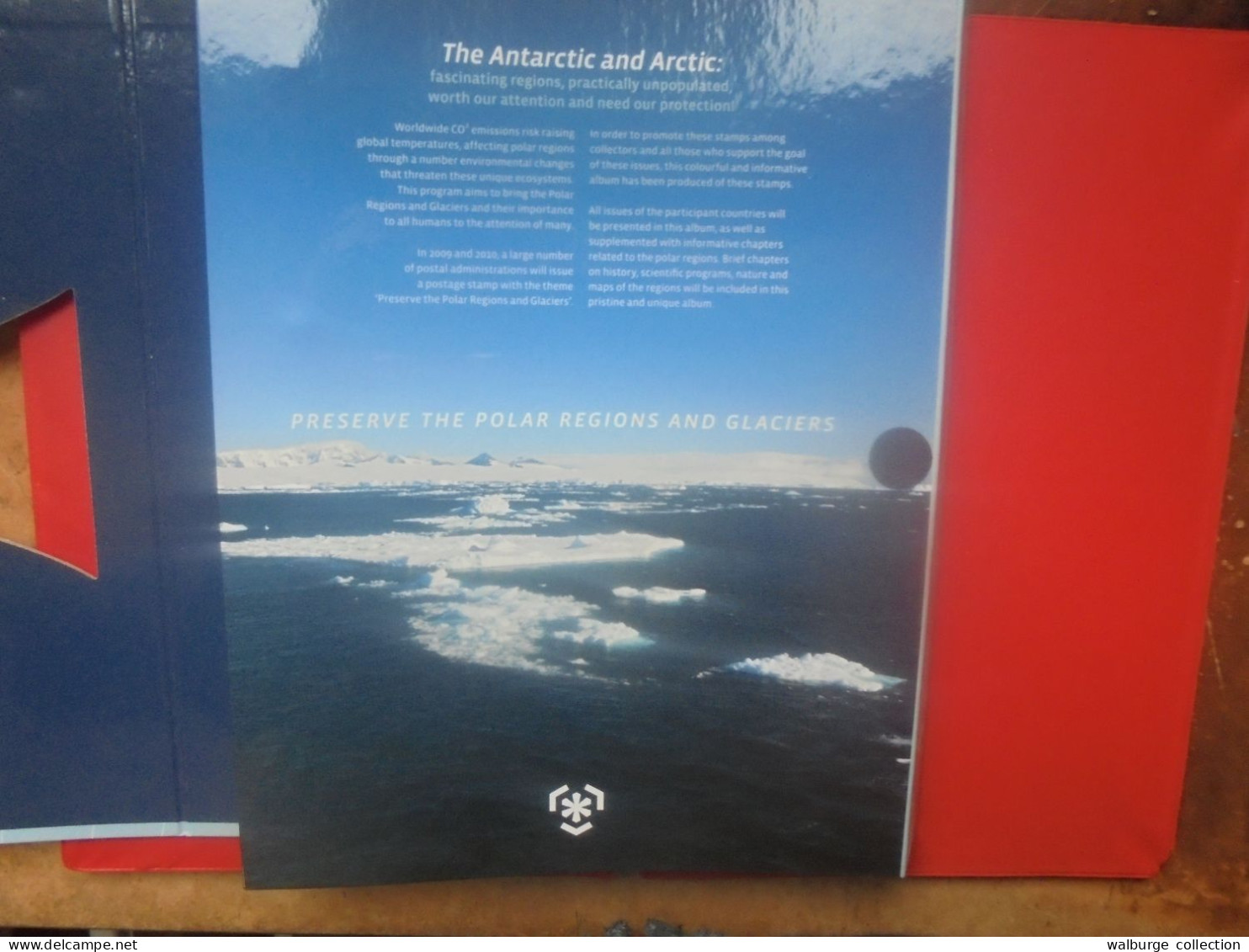 START 1 EURO ! PRESERVATION POLAIRE SPLENDIDE ALBUM BLOCS EMISSIONS COMMUNES 2009 (Lire Ci-bas) - Preserve The Polar Regions And Glaciers