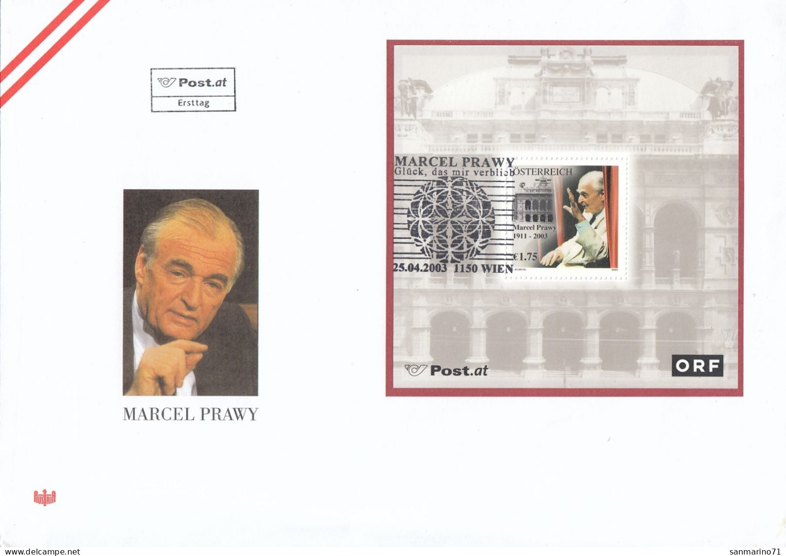 FDC AUSTRIA Block 19 - FDC