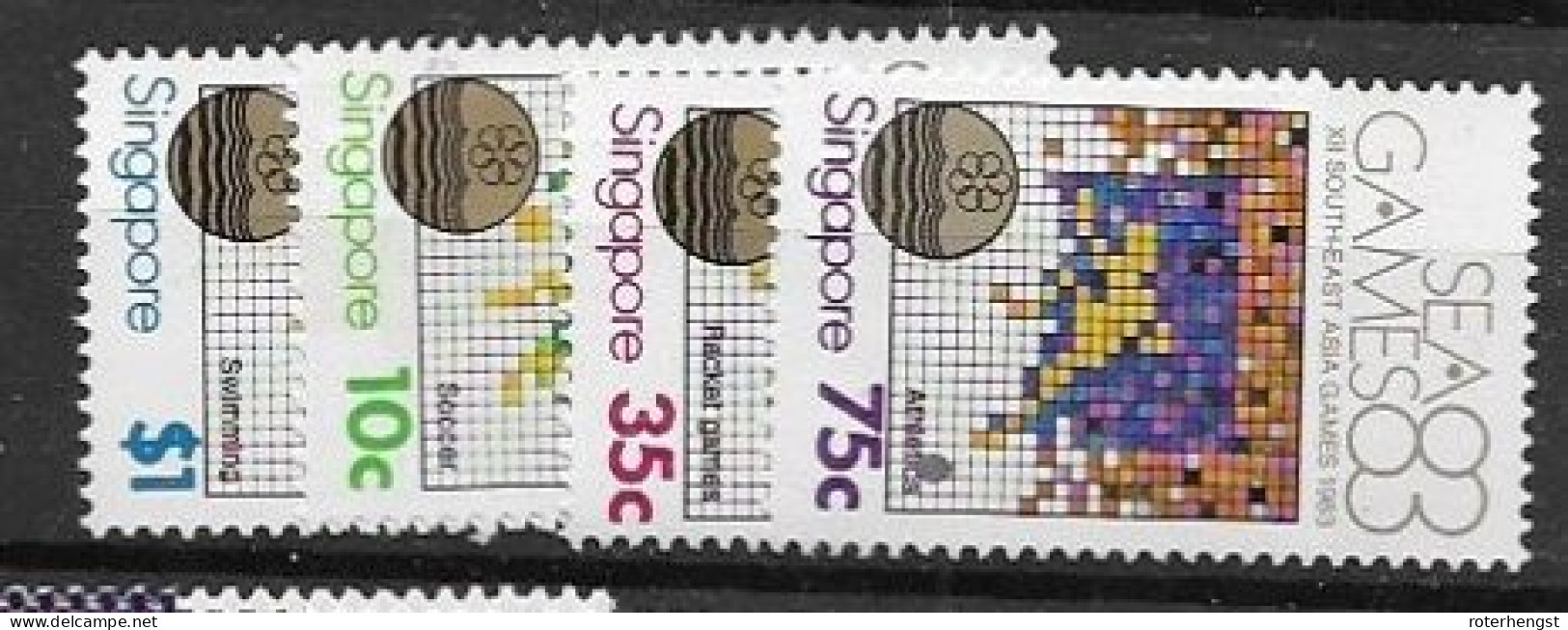 Singapore Set Mnh ** 1983 Sports - Singapore (1959-...)