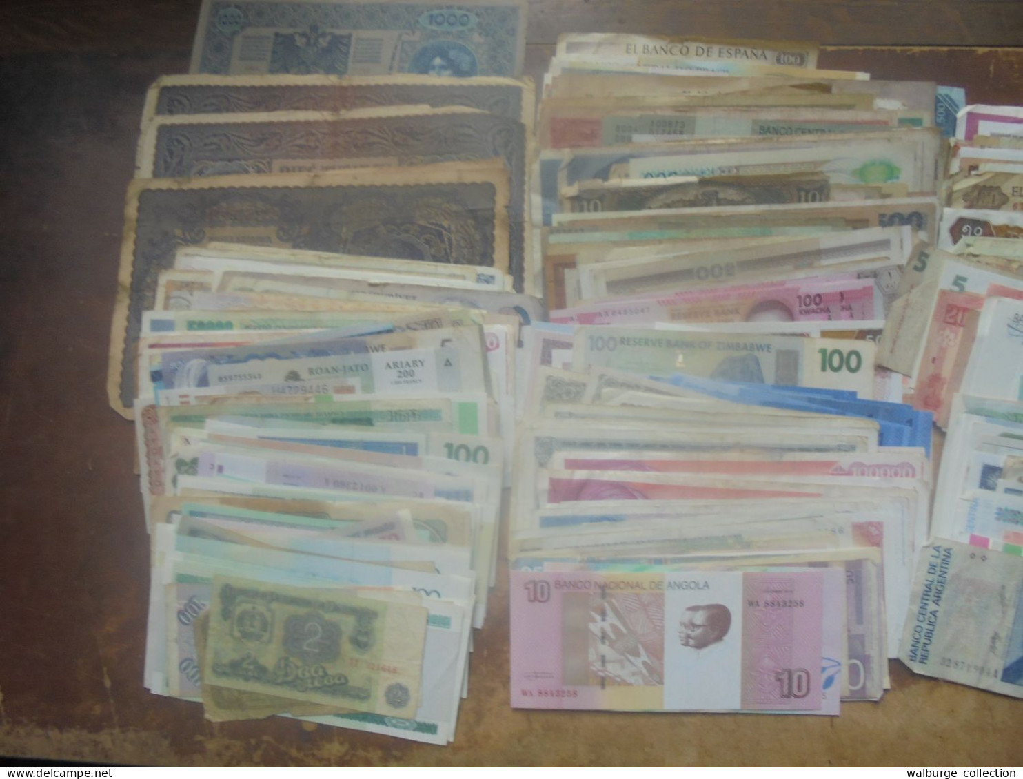 START 1 EURO ! +++WORLD TRES GROS LOT PLUS De 1000 BILLETS TOUTES QUALITES+++ (Lire Ci-bas) - Lots & Kiloware - Banknotes