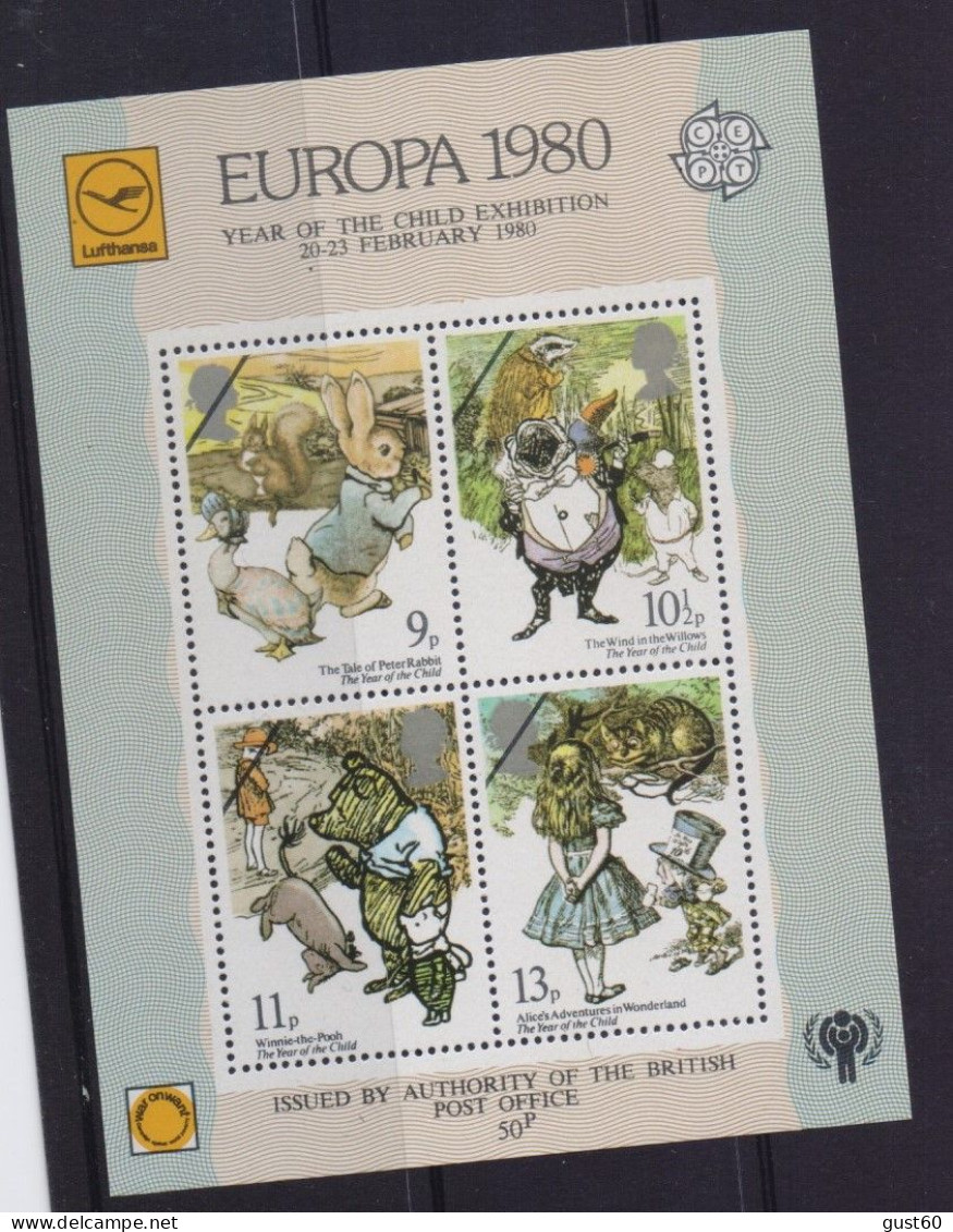 1980 Europa Sheetlet Authorized By Br.post Office - Ungebraucht