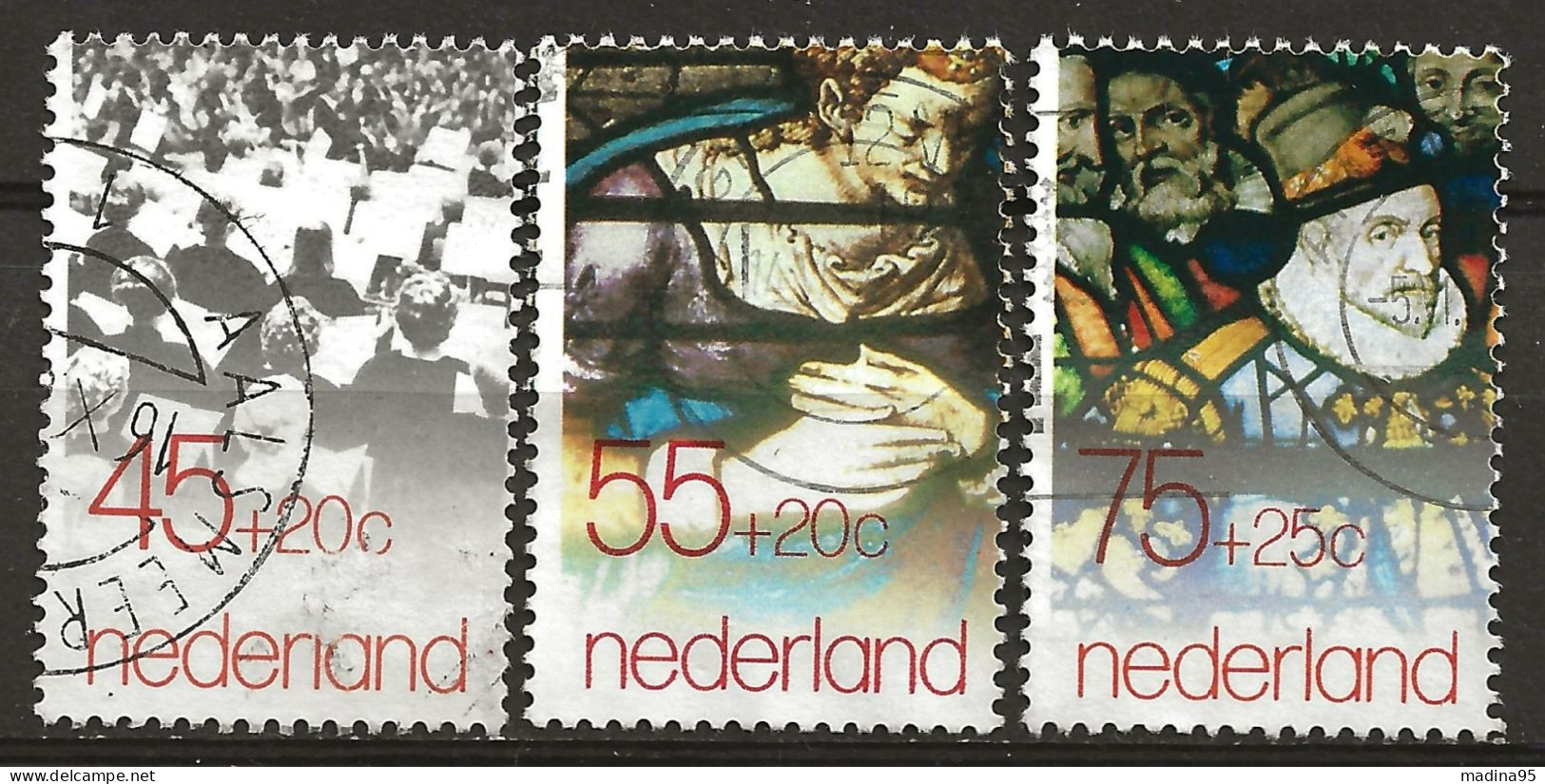 PAYS-BAS: Obl., N° YT 1108 à 1110, TB - Used Stamps
