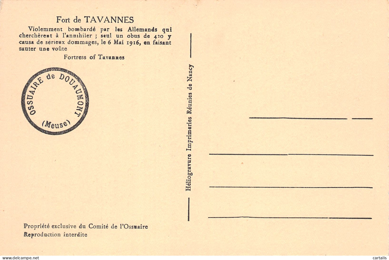 SUI-TAVANNES-N°3789-F/0021 - Tavannes