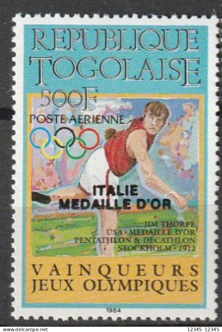 Togo 1985, Postfris MNH, Olympic Games, Jim Thorpe - Togo (1960-...)