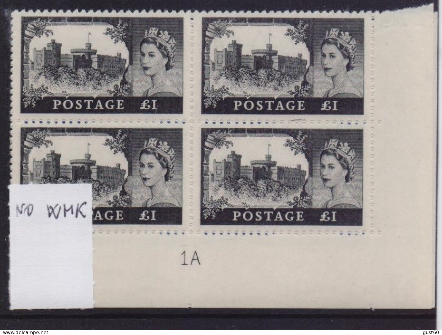 1967 Castles Fine Block Of 4 Val. - Unused Stamps