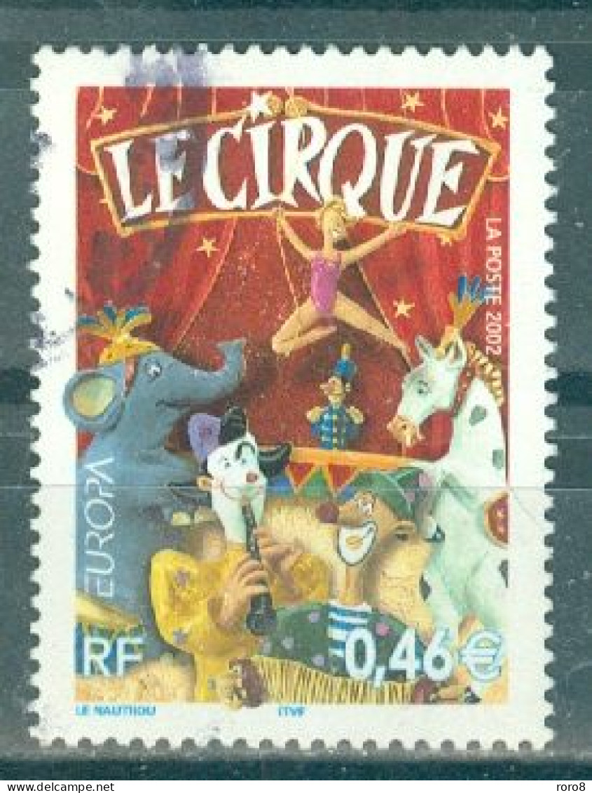 FRANCE - N°3466 Oblitéré - Europa. Le Cirque. - 2002