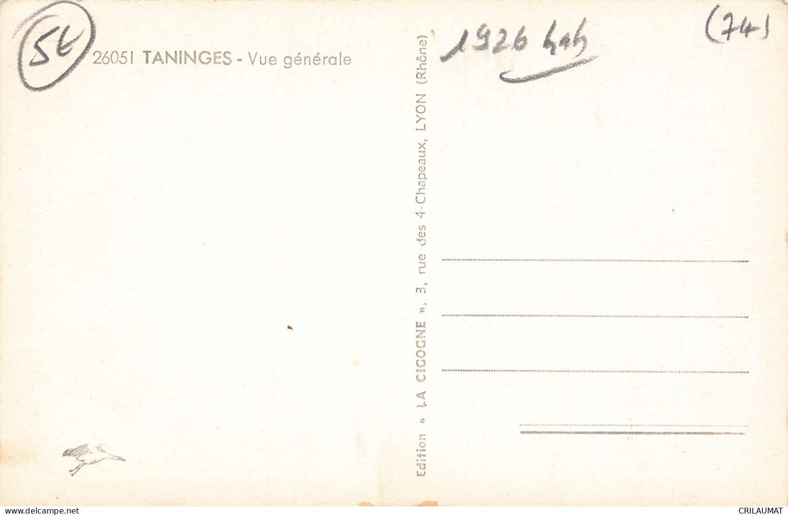 74-TANINGES-N°T5264-B/0175 - Taninges