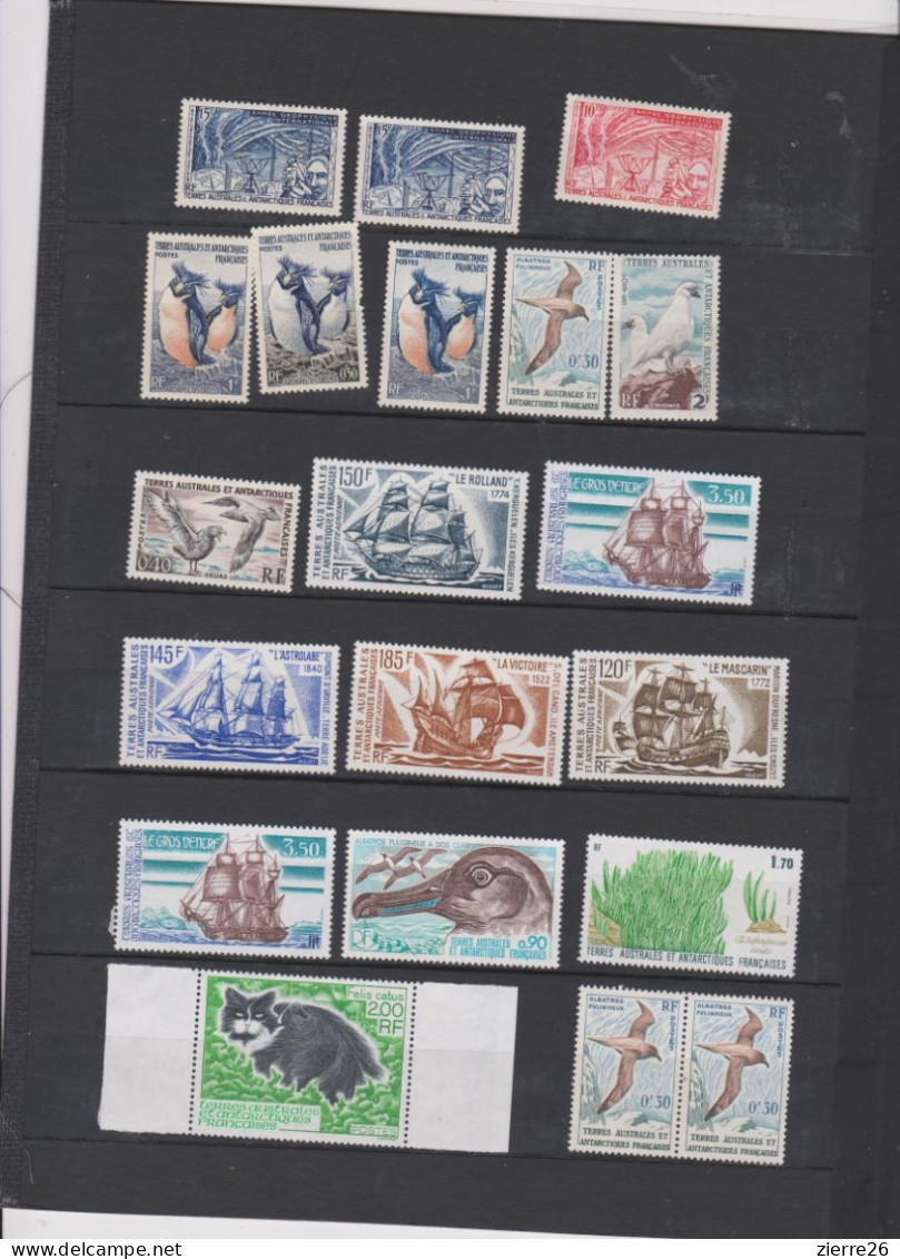 TAAF  Beau Lot  80 Timbres Neufs Impécables  France Port Offert - Ongebruikt