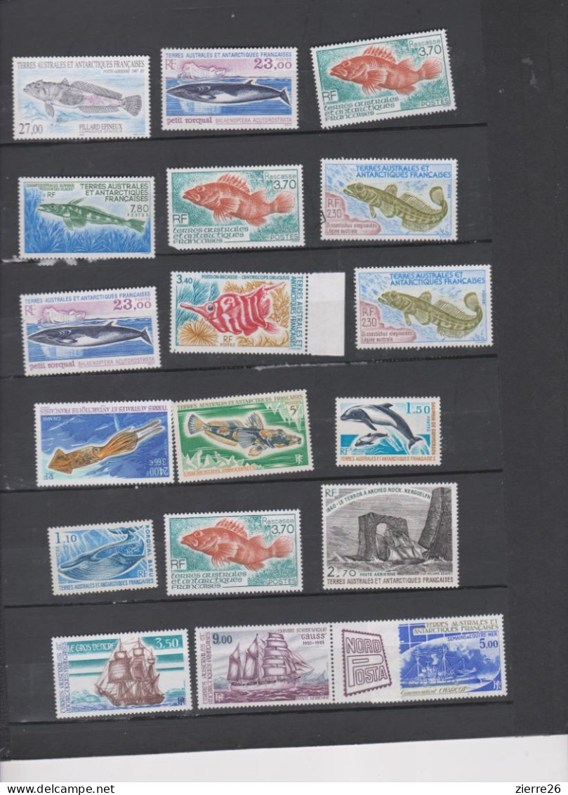 TAAF  Beau Lot  80 Timbres Neufs Impécables  France Port Offert - Ongebruikt