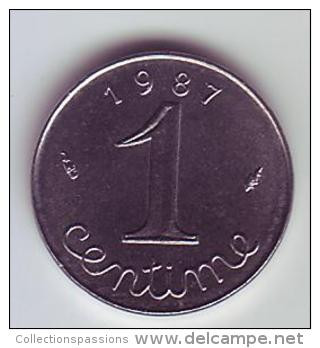 1 Centime Epi - 1987 - SUP/SPL - - 1 Centime