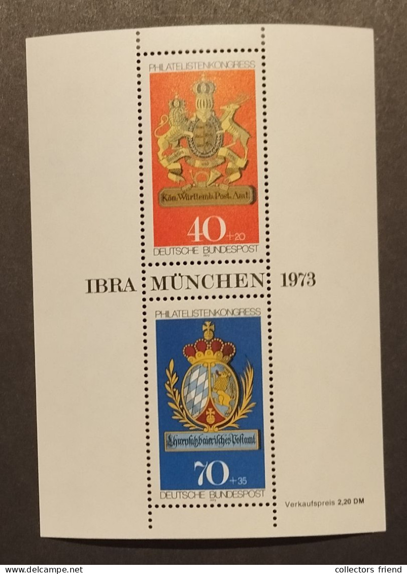 BRD - Lot Blöcke - ** Postfrisch - Mi. 4 (13x) / 5 (3x) / 6 (2x) / 7 (2x) / 9 (1x) / 13 (2x) - 1959-1980