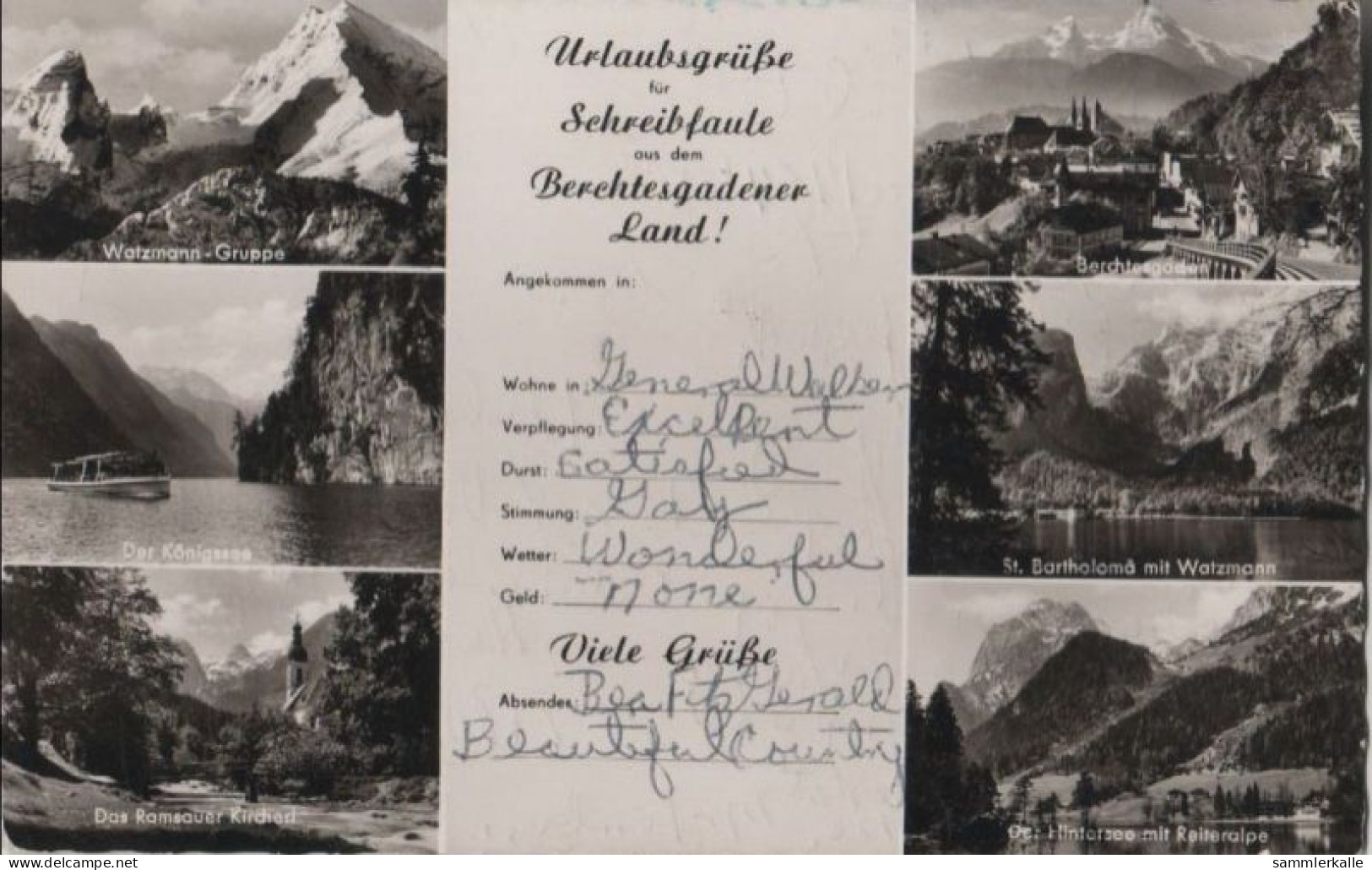 46920 - Berchtesgadener Land - U.a. St. Bartholomä - 1962 - Berchtesgaden