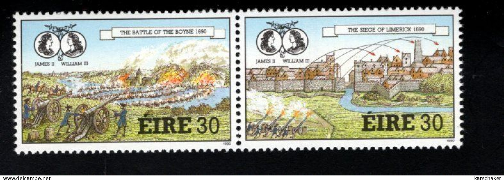 1992689876 1990 SCOTT 802A (XX) POSTFRIS MINT NEVER HINGED   - WILLIAMITE WARS - 300TH ANNIV - Ungebraucht