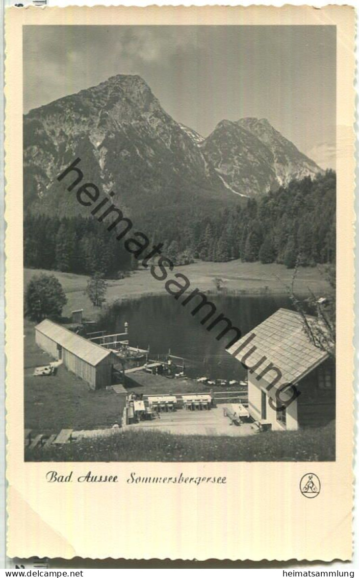 Bad Aussee - Sommersbergersee - Foto-Ansichtskarte - Ausserland