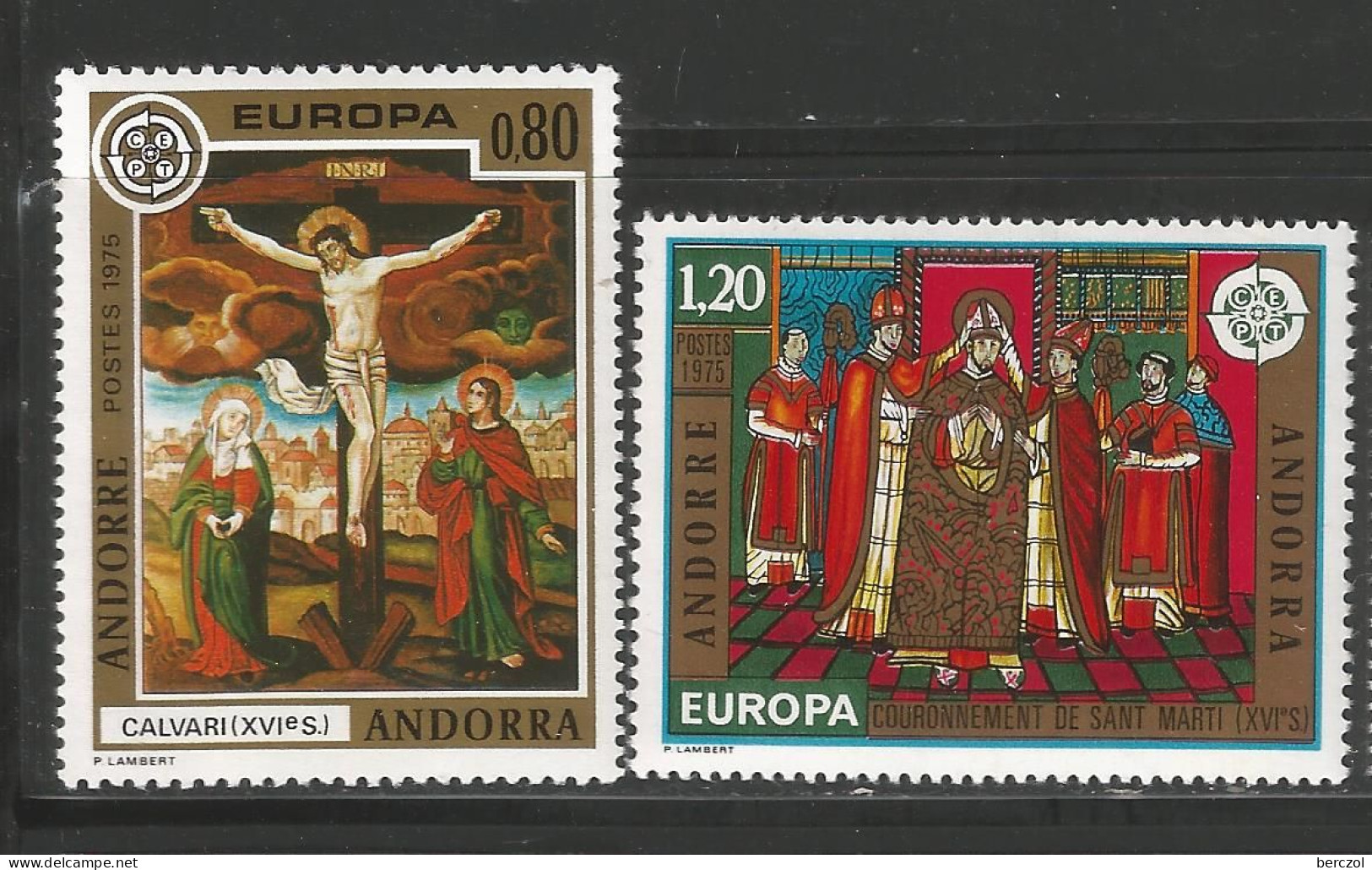 ANDORRE ANNEE 1975  N°243,244 NEUFS** MNH TB COTE 18,50 € - Neufs