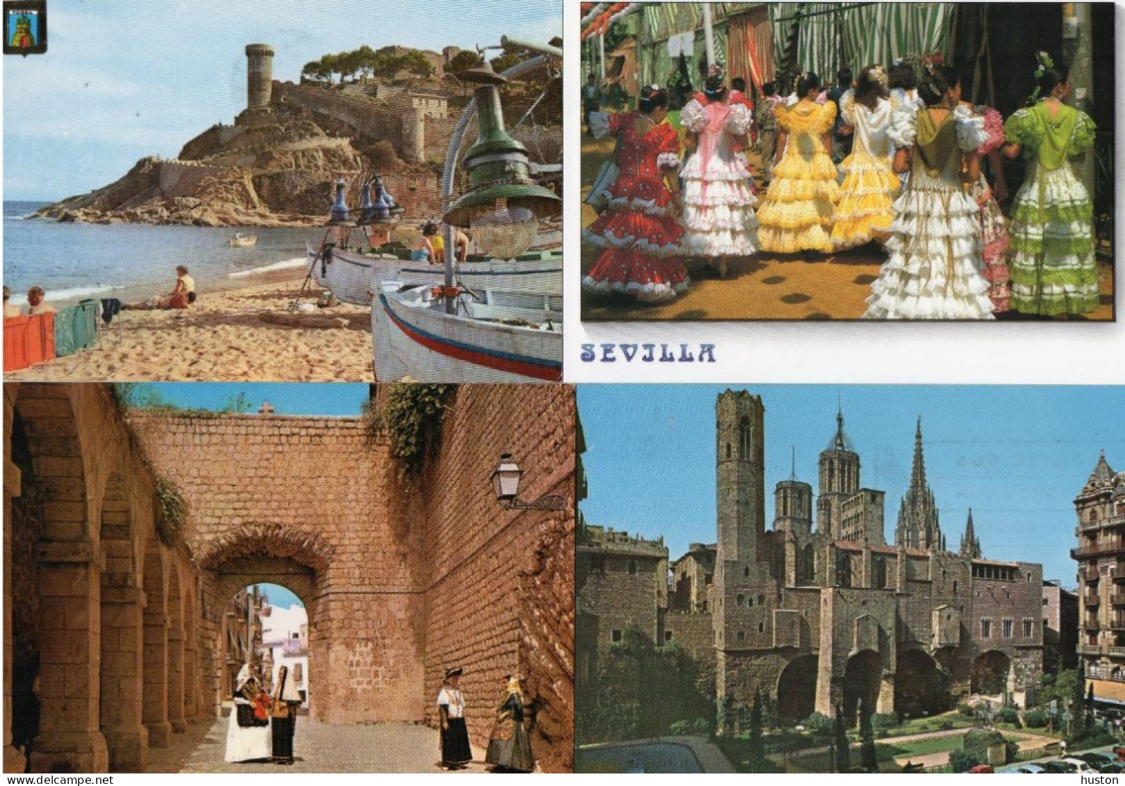 LOT DE 275 CARTES MODERNES DU PORTUGAL, ITALIE, ESPAGNE, GRECE, DIVERSES ILES..... - 100 - 499 Postkaarten