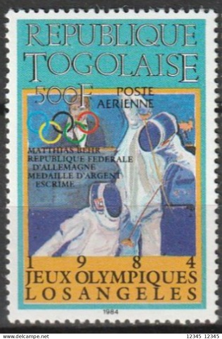 Togo 1984, Postfris MNH, Olympic Games, Matthias Behr - Togo (1960-...)