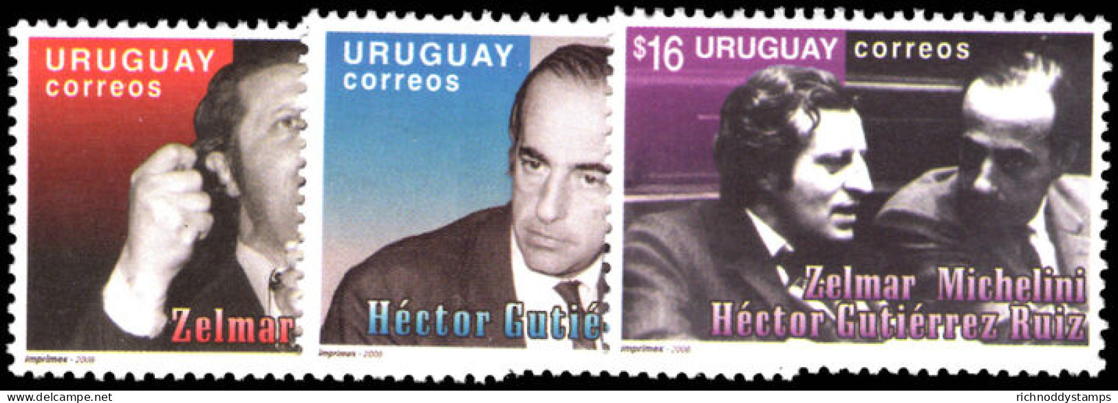 Uruguay 2006 30th Death Anniversary Of Murdered Politicians Unmounted Mint. - Uruguay