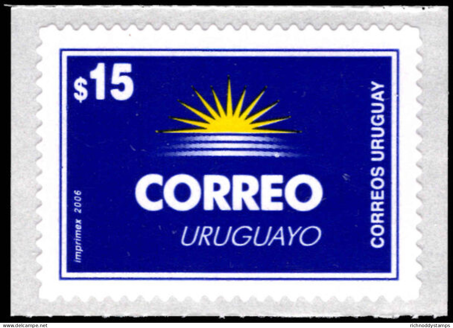 Uruguay 2006 Postal Services Logo Unmounted Mint. - Uruguay