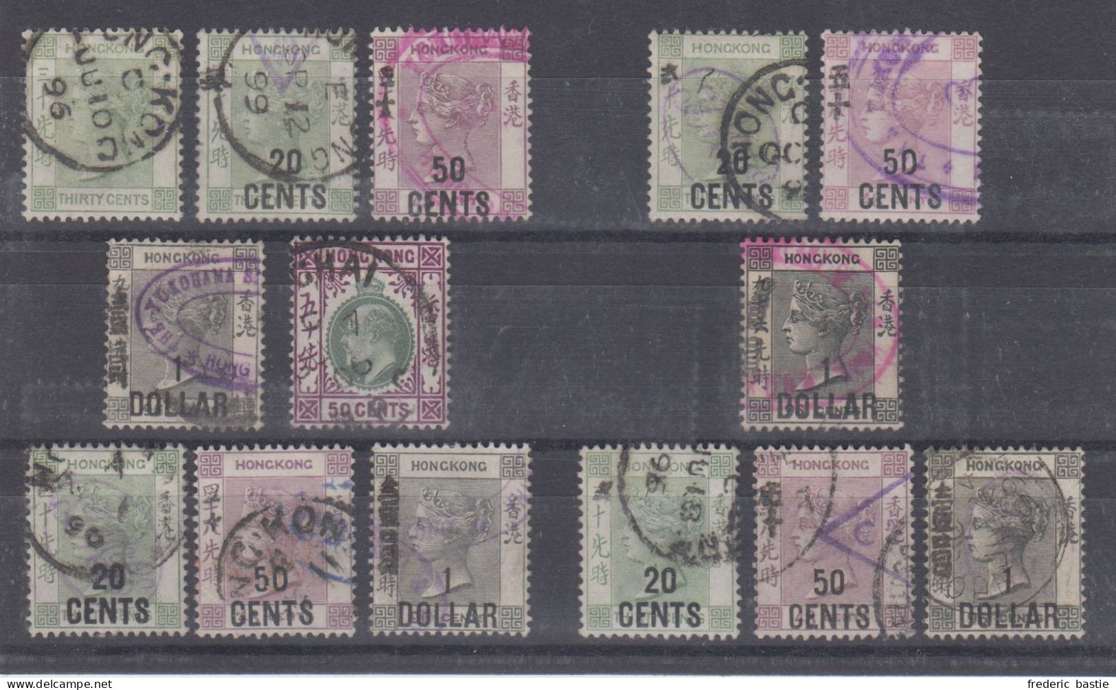 HONG KONG - Lot De 14 Timbres Oblitérés 1er Choix - Oblitérés