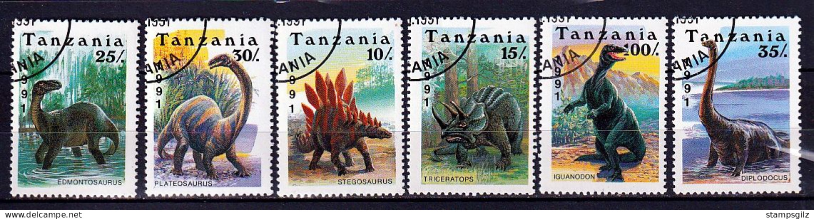 TANZANIE 1991 Faune Préhistorique - Tanzania (1964-...)